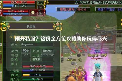 刚开私服?这份全方位攻略助你玩得尽兴