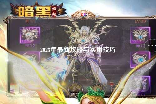 2023年最新攻略与实用技巧