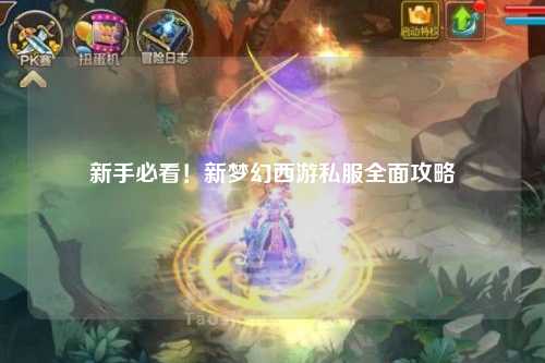 新手必看!新梦幻西游私服全面攻略